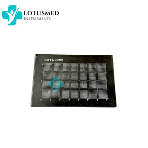 Sheen Grid Plate Stainless Steel Black coated 10cm x 7cm
